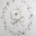 Комплект "Кролик Лаппин" для прямоугольной кроватки арт.6117 - Серый