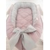 Подушка-гнездышко "Organic" со съемным матрасиком арт.4104 - Розовый