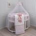 Детское постельное белье в кроватку  Lappetti "Балерина" - Розовый