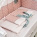 Детское постельное белье "Ривьера" 6 предметов - Розовый