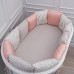 Детское постельное белье "Кролик Лаппин"  для овальной и прямоугольной кроватки - Розовый