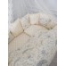 Комплект из 6 предметов детского постельного белья в овальную кроватку Lapetti  "Райский сад" 120*60 