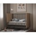 Детская кроватка для новорожденного Cambridge графит/дуб