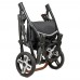 Детская коляска Nuovita Carro Sport 2 в 1 - серый-черный