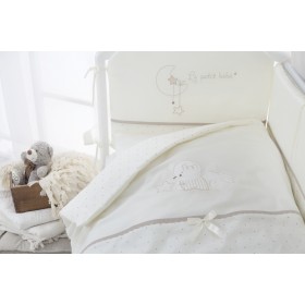 Комплект постельного белья в кроватку "Le petit bebe" 3 предмета-Коричневый